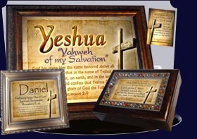 PC-SY42, Name Meaning Card, Wallet Sized, with Bible Verse, personalized, old rugged cross parchment Daniel Jesus Yeshua