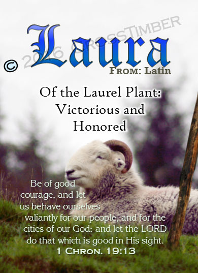 What Does the Name Laura Mean in the Bible  